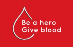 Give Blood..  Be a Hero