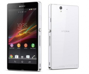 Sony Xperia Z - Front and Back View